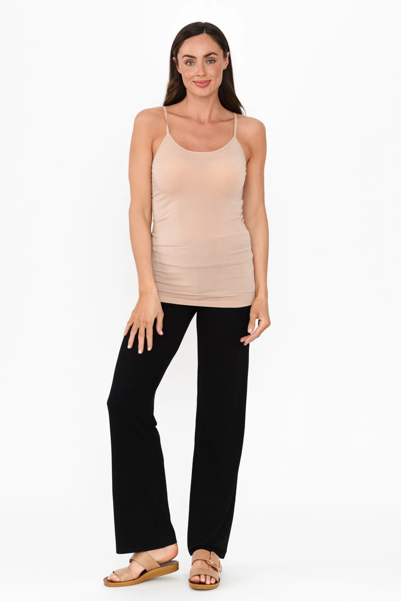 Nude Bamboo Camisole Singlet sold by Blue Bungalow product image thumbnail 2