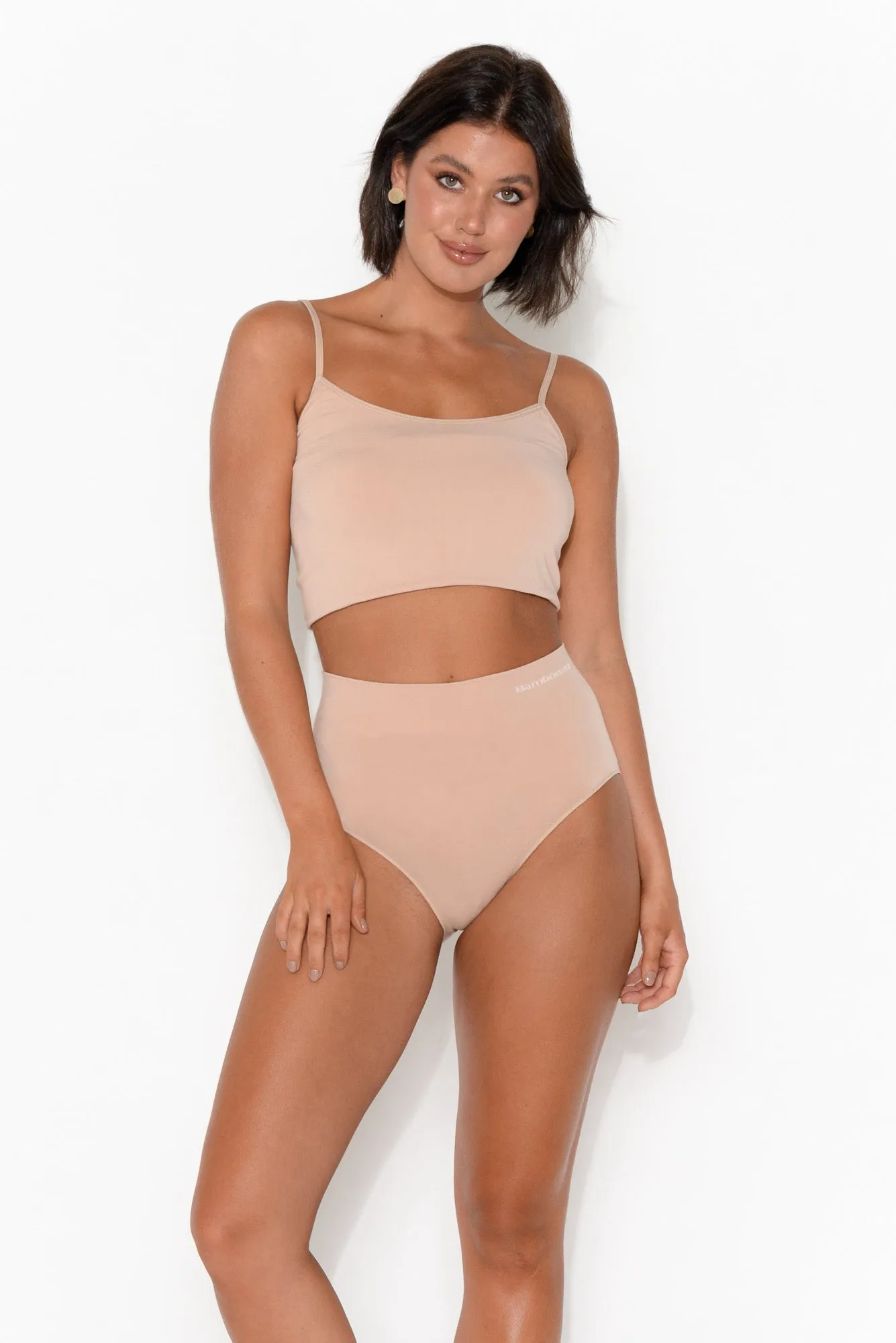 Willa Nude Bamboo Full Brief Underwear sold by Blue Bungalow