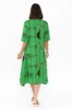 Hailee Green Sea Linen Cotton Dress sold by Blue Bungalow