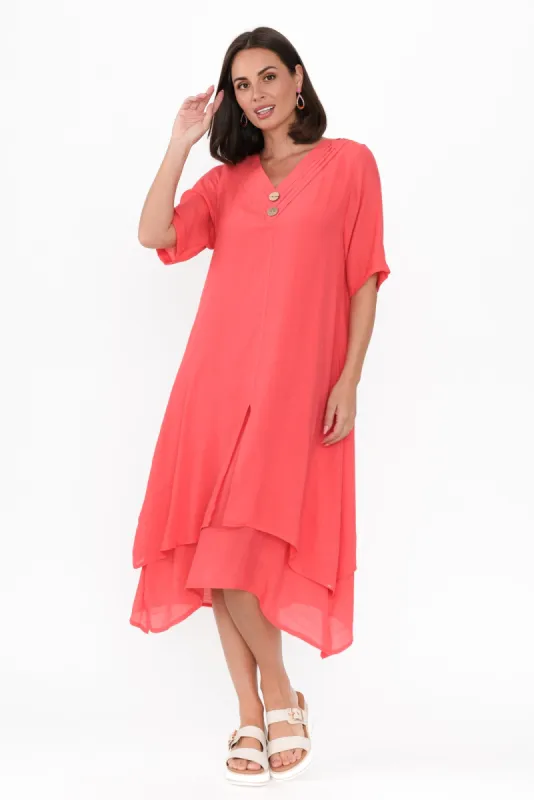 Nala Berry Layers Dress sold by Blue Bungalow