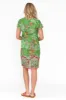 Sabina Green Heritage Crinkle Cotton Dress sold by Blue Bungalow
