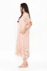 Harley Pink Floral Linen Blend Dress sold by Blue Bungalow