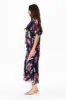 Katerina Navy Bloom Silk Overlay Maxi Dress sold by Blue Bungalow