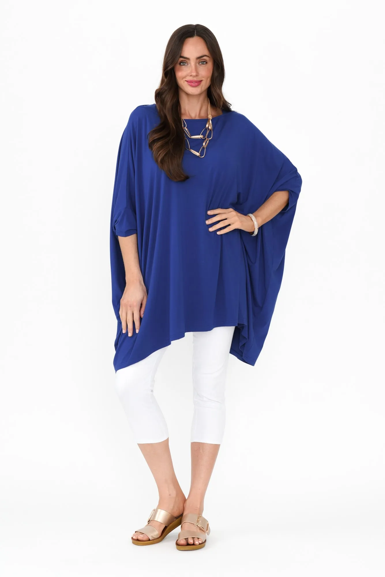 Kelsier Blue Bamboo Batwing Top sold by Blue Bungalow product image thumbnail 2