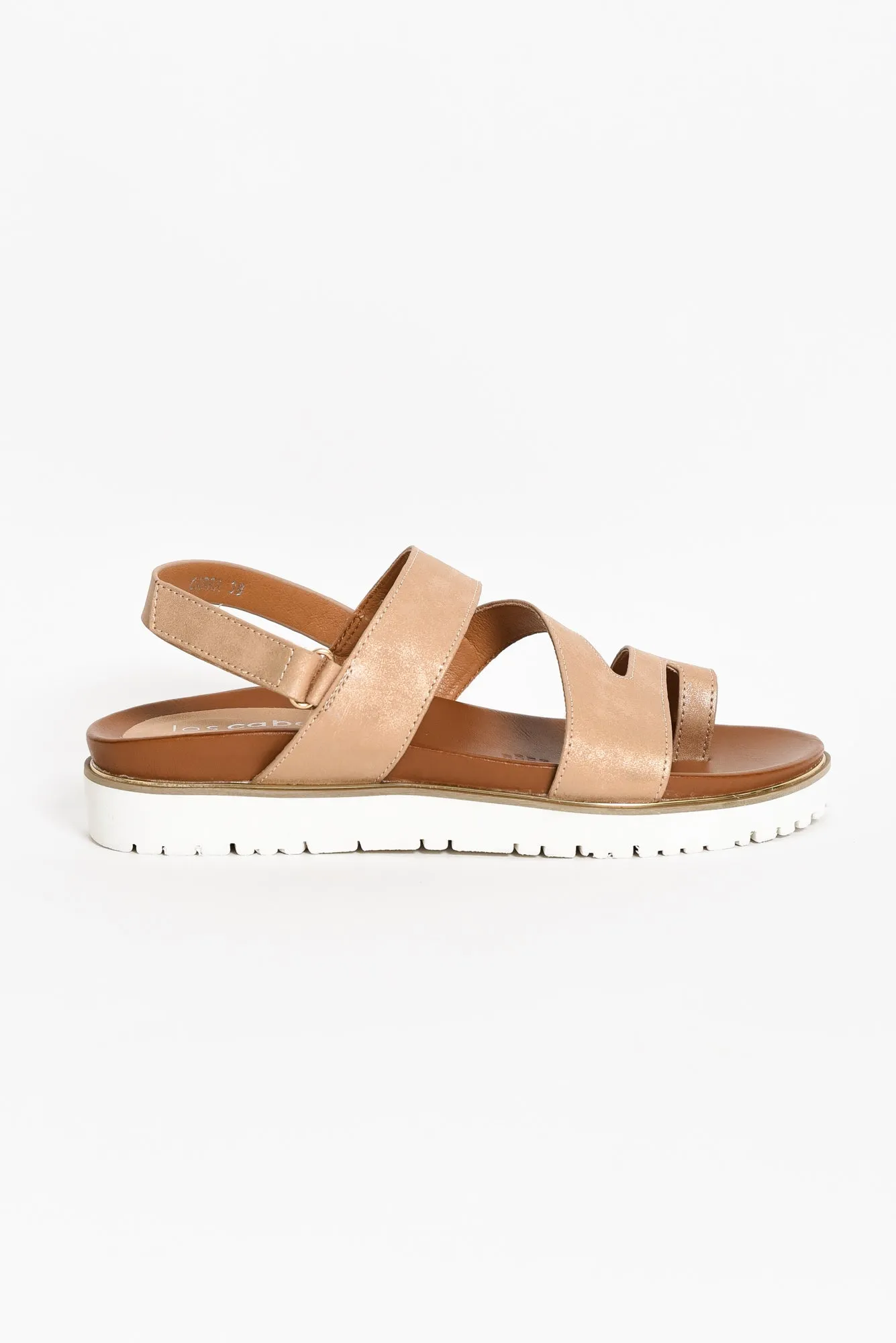Carra Rose Gold Crossover Sandal sold by Blue Bungalow product image thumbnail 5