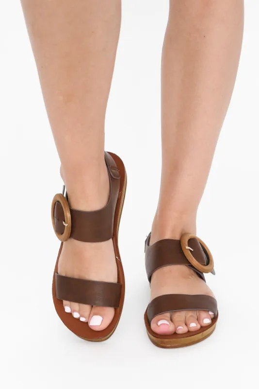 Damas Mocha Buckle Sandal sold by Blue Bungalow