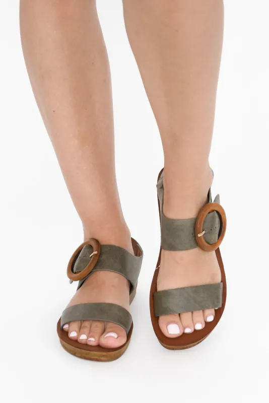 Damas Khaki Buckle Sandal sold by Blue Bungalow