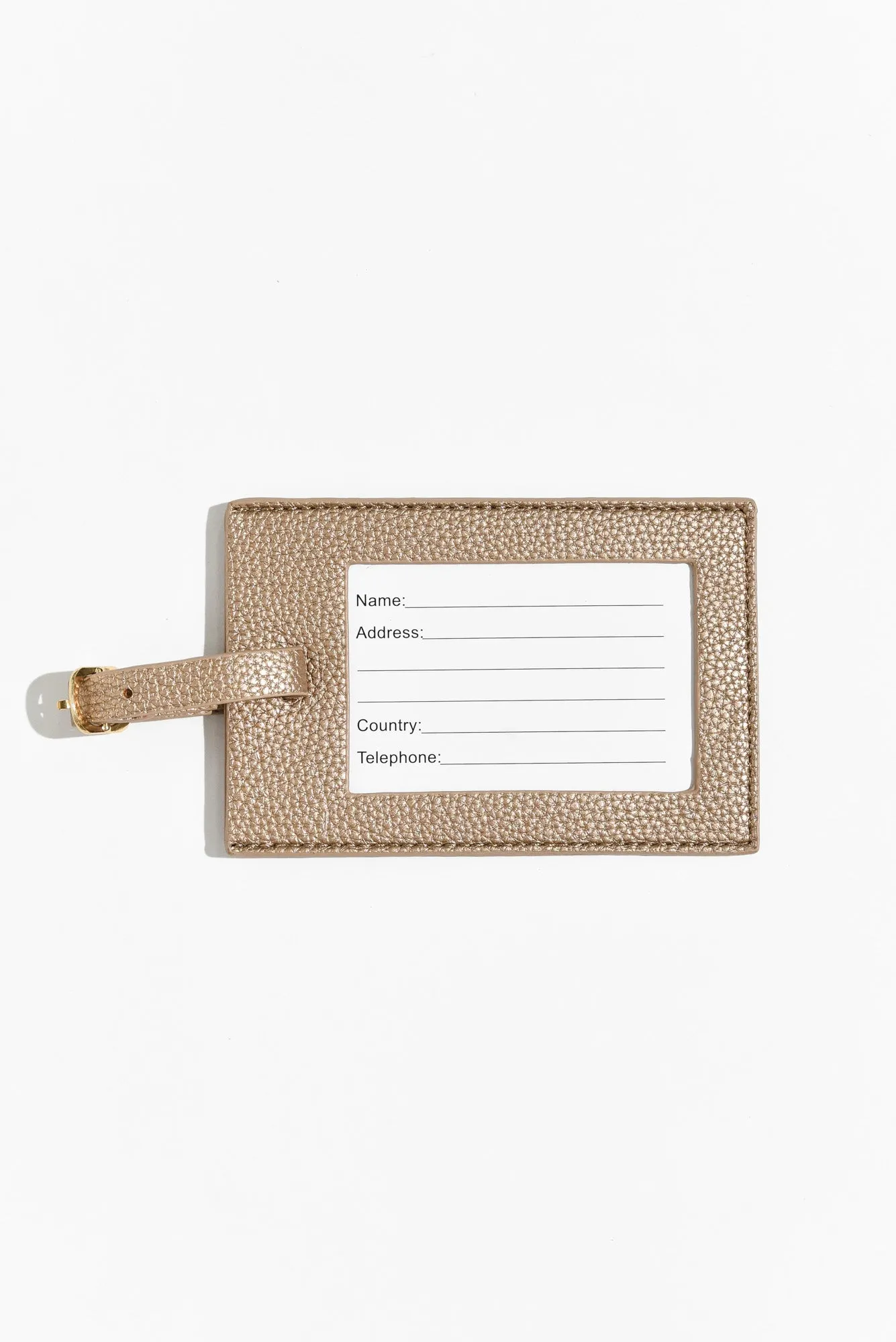 Mims Bronze Luggage Tag sold by Blue Bungalow