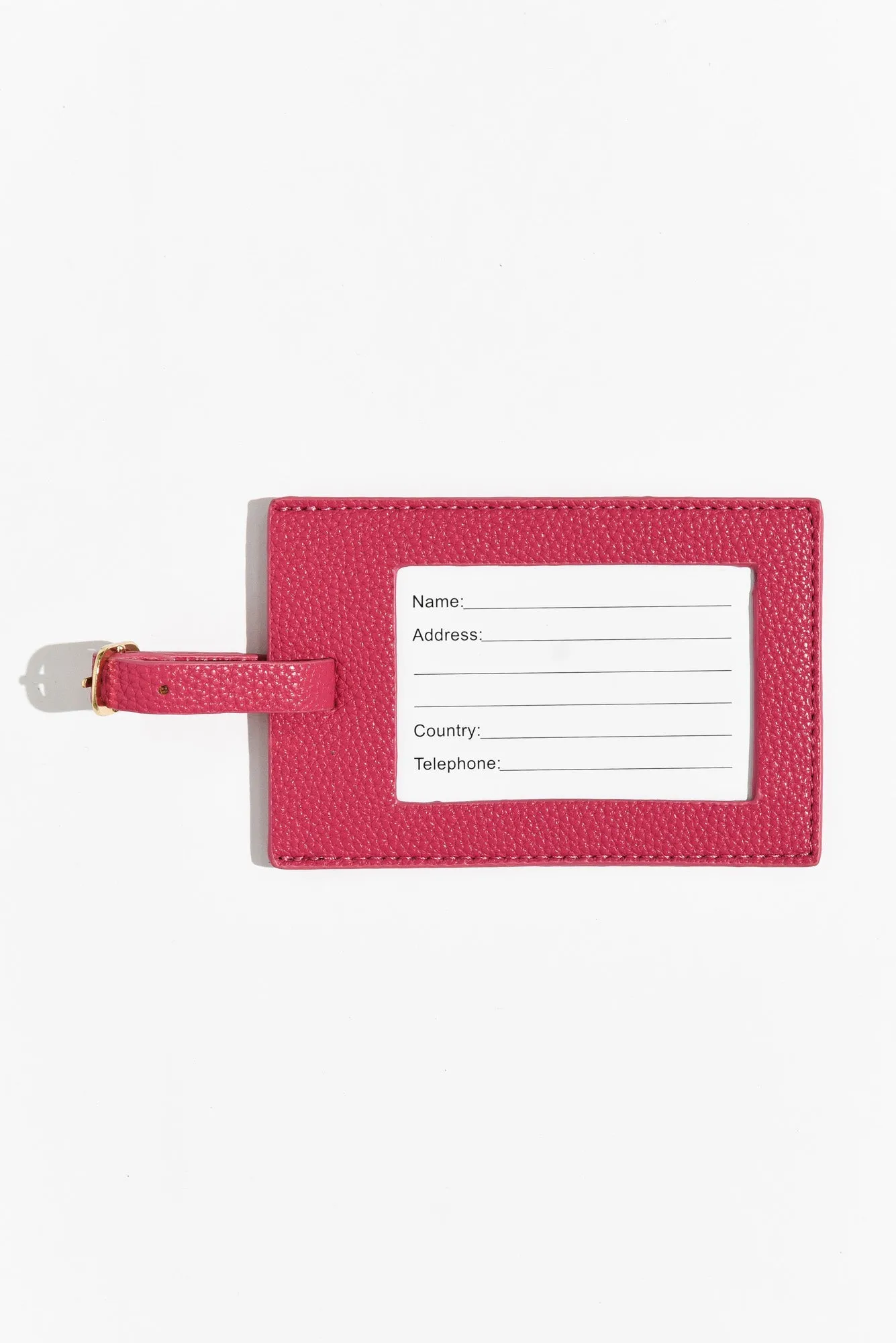 Mims Pink Luggage Tag sold by Blue Bungalow