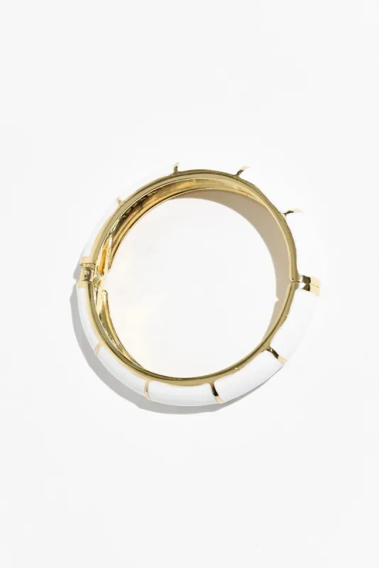 Naari White Contrast Bangle sold by Blue Bungalow