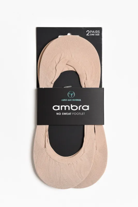 Natural No Sweat 2 Pack Sockettes sold by Blue Bungalow