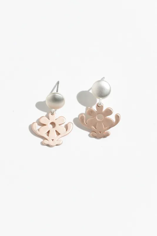 Zeta Rose Gold Daisy Stud Earrings sold by Blue Bungalow
