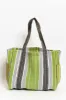 Zorita Green Stripe Tote Bag sold by Blue Bungalow