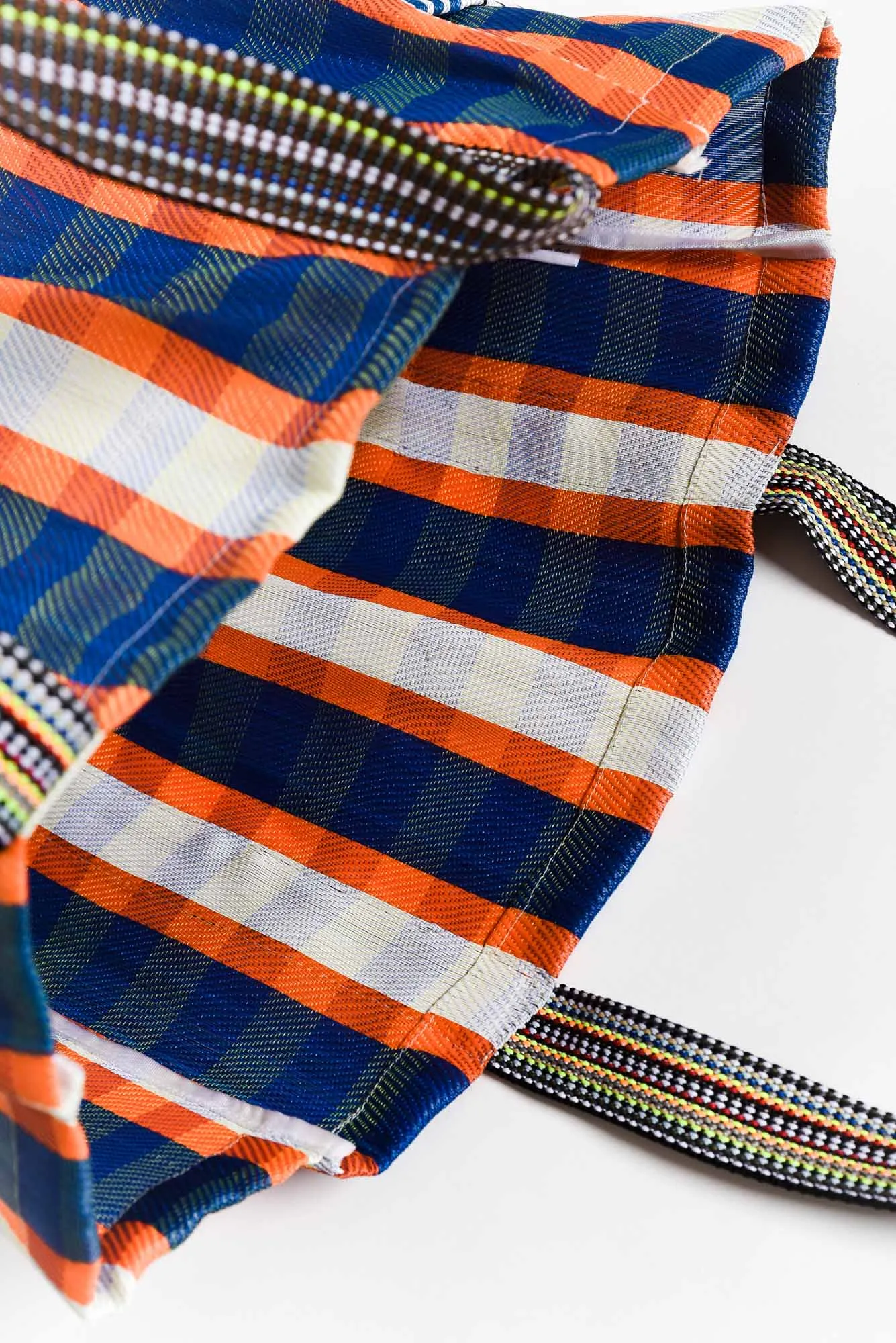 Zorita Orange Stripe Tote Bag sold by Blue Bungalow product image thumbnail 3