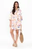 Desi Orange Surf Pocket Shorts sold by Blue Bungalow