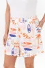 Desi Orange Surf Pocket Shorts sold by Blue Bungalow