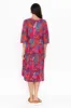 Milana Magenta Floral Crinkle Cotton Dress sold by Blue Bungalow
