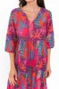 Milana Magenta Floral Crinkle Cotton Dress sold by Blue Bungalow