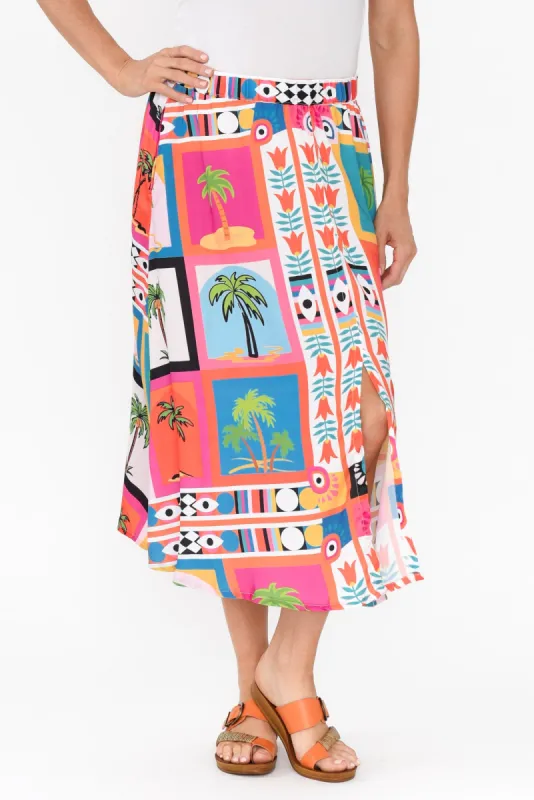 Sulky Pink Tropical Skirt sold by Blue Bungalow