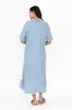 Josy Blue Chambray Shirt Dress sold by Blue Bungalow