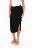 Bettina Black Bamboo Skirt sold by Blue Bungalow