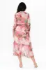 Orla Pink Floral Silk Blend Dress sold by Blue Bungalow