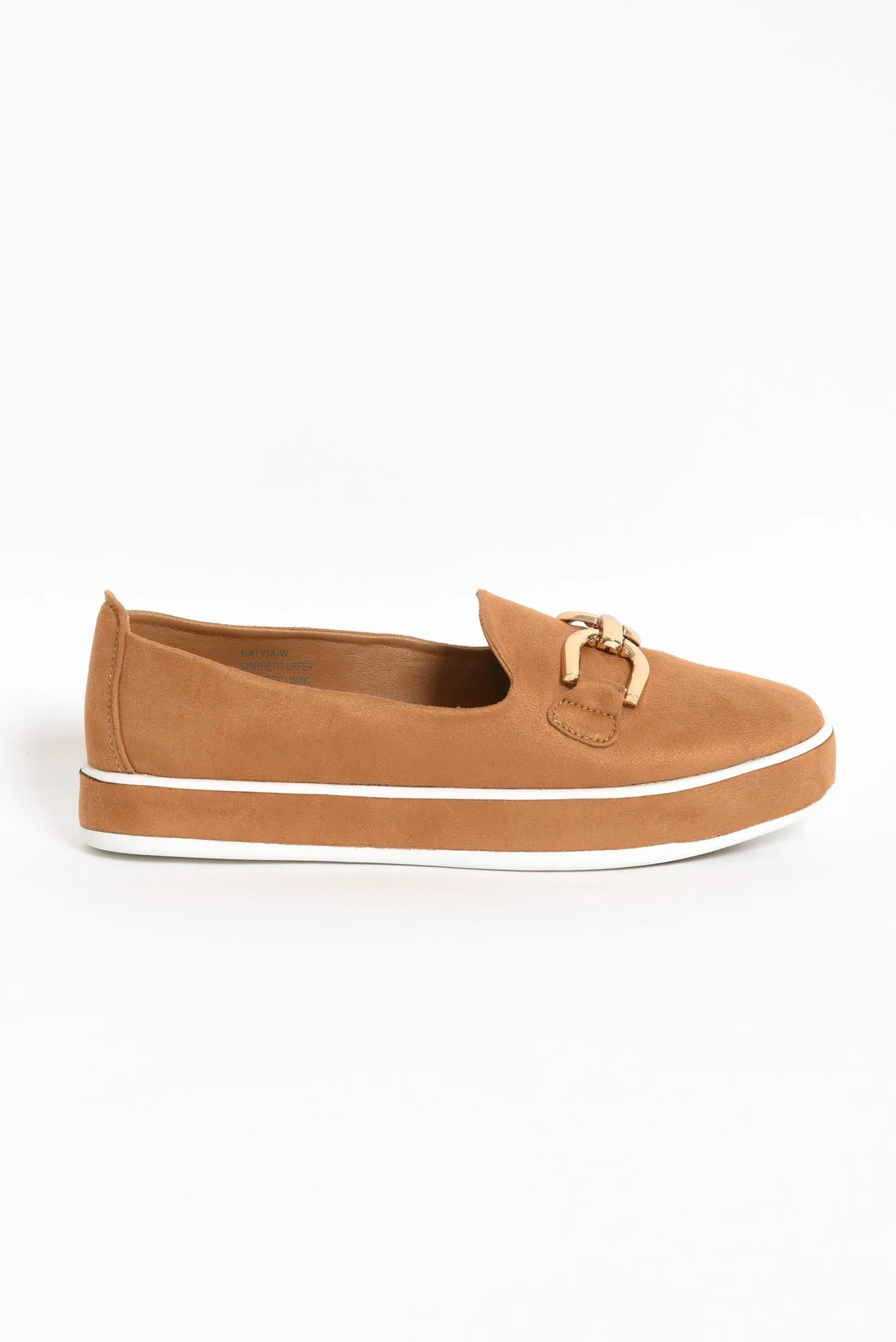 Natyia Camel Faux Suede Platform Loafer sold by Blue Bungalow product image thumbnail 5