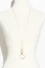 Pandora Gold Teardrop Pendant Necklace sold by Blue Bungalow