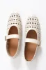 Fruity Cream Leather Ballet Flat sold by Blue Bungalow