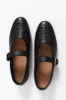 Fruity Black Leather Ballet Flat sold by Blue Bungalow