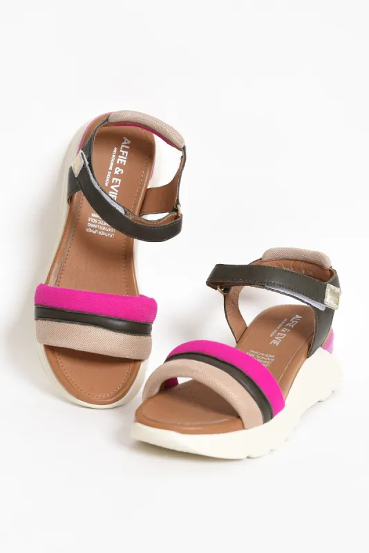 Batman Pink Mesh Velcro Sandal sold by Blue Bungalow