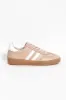 Aloha Beige Stripe Suede Sneaker sold by Blue Bungalow