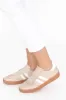 Aloha Beige Stripe Suede Sneaker sold by Blue Bungalow