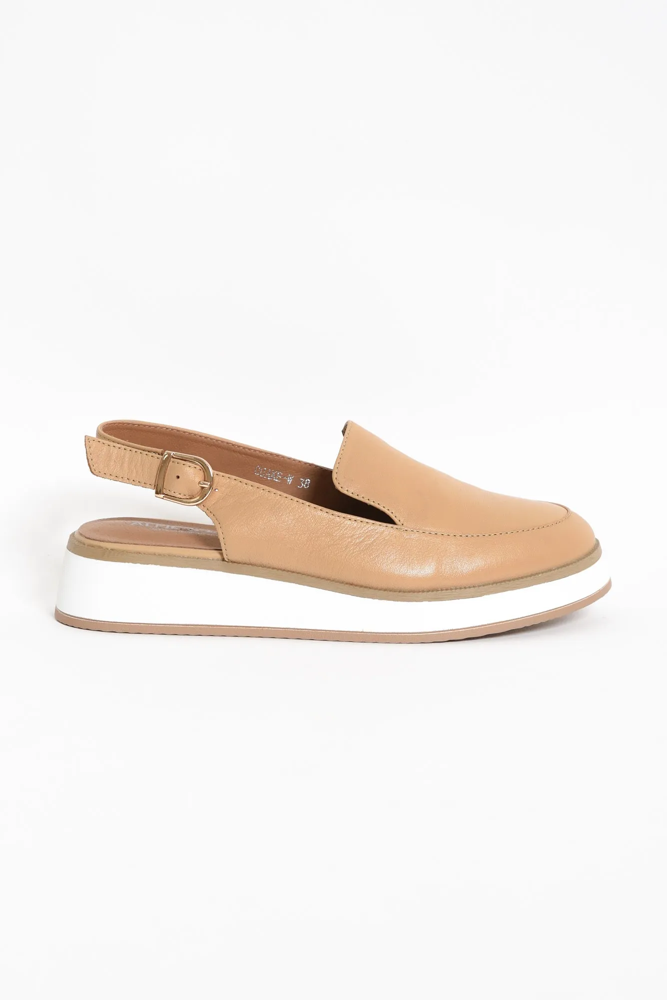 Quake Camel Leather Slingback Loafer sold by Blue Bungalow product image thumbnail 2