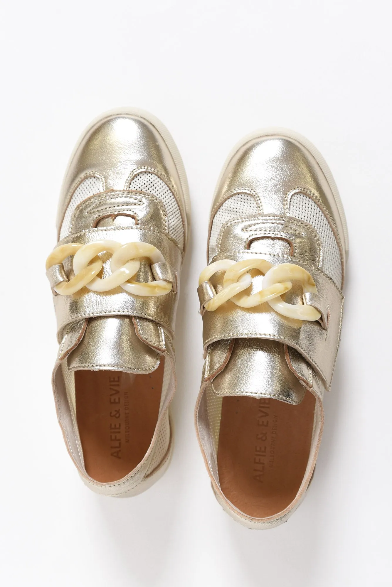 Jayden Gold Buckle Mesh Sneaker sold by Blue Bungalow product image thumbnail 5