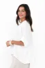 Kiro White Linen Top sold by Blue Bungalow