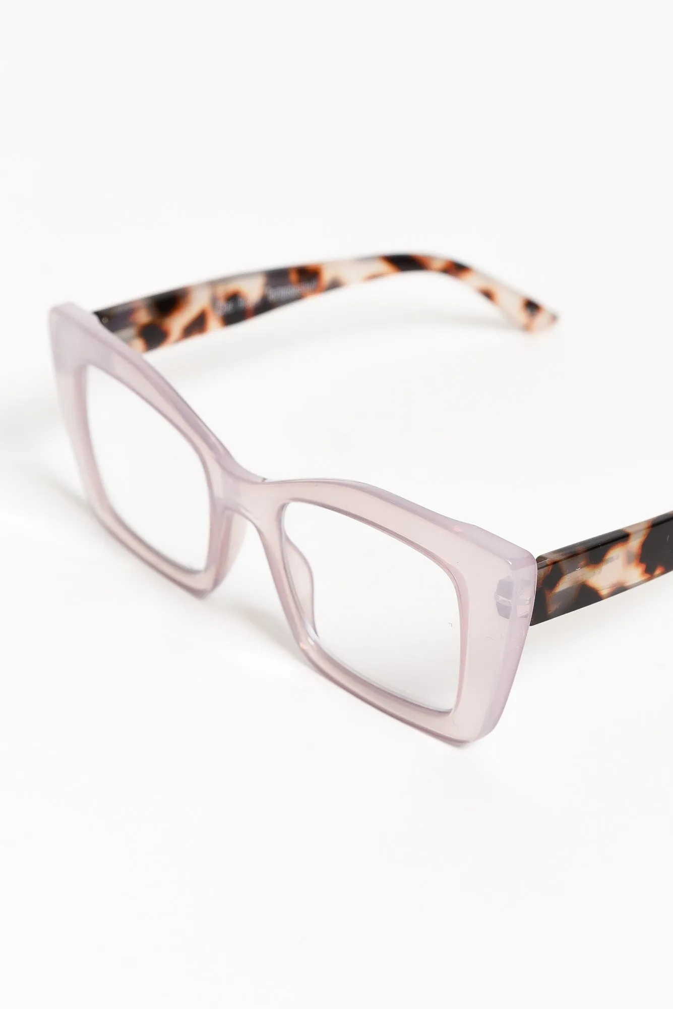 Cleo Blush Tortoiseshell Reading Glasses sold by Blue Bungalow product image thumbnail 2