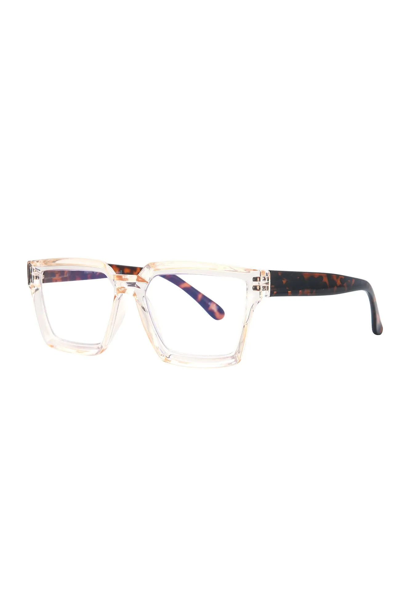 Remi Champagne Tortoiseshell Reading Glasses sold by Blue Bungalow product image thumbnail 2