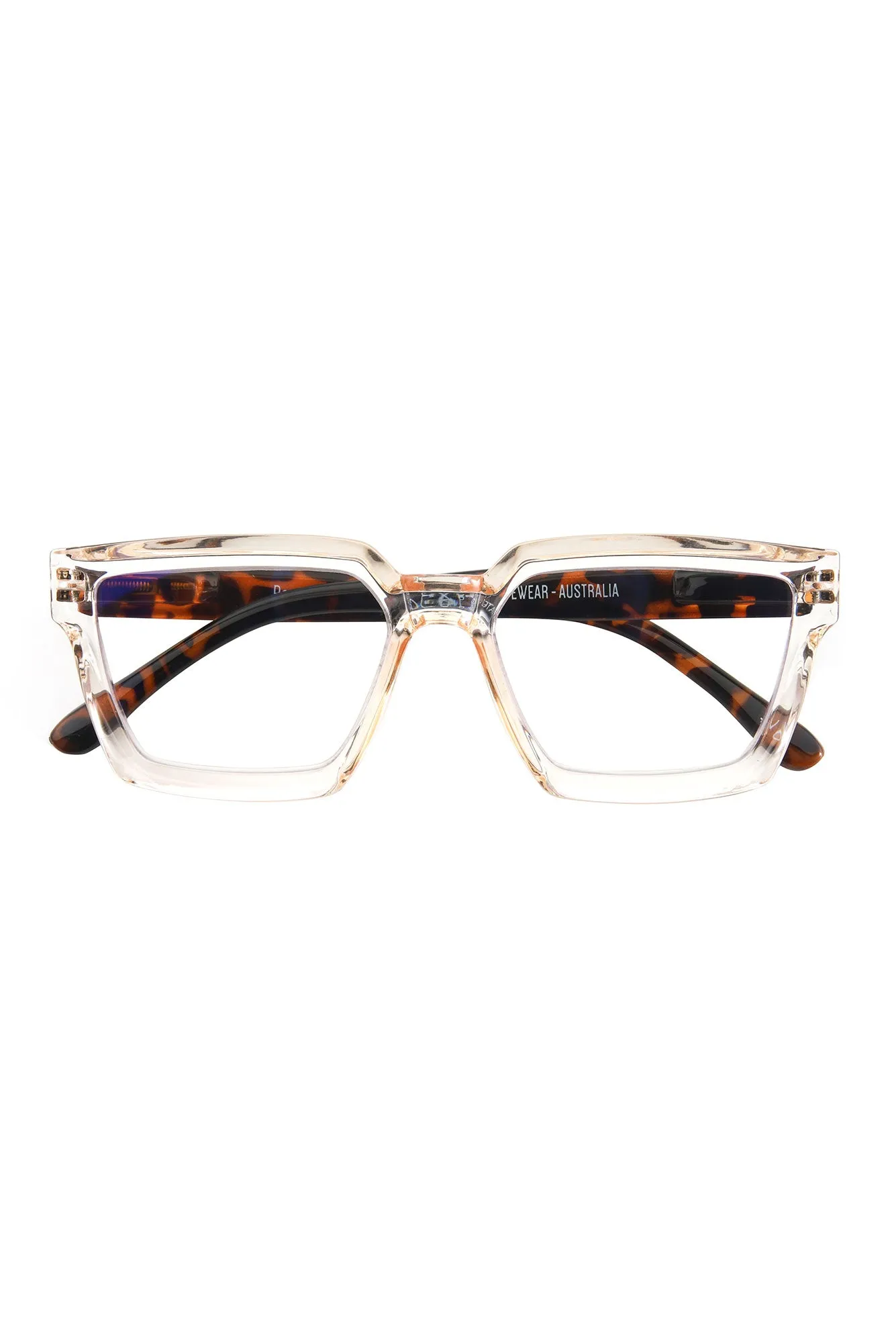 Remi Champagne Tortoiseshell Reading Glasses sold by Blue Bungalow