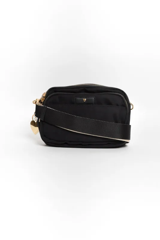 Anne Black Crossbody Bag sold by Blue Bungalow