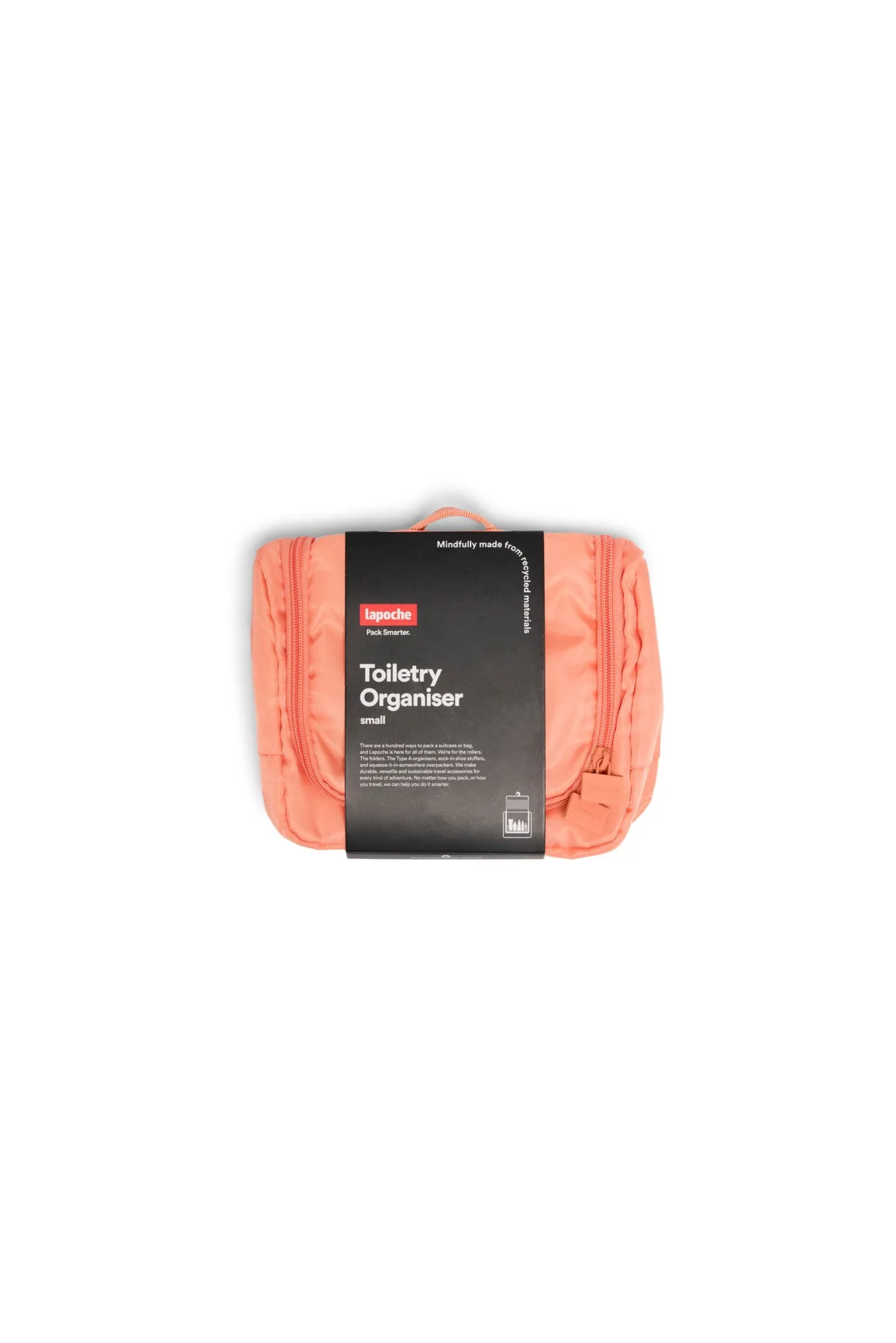 Rae Apricot Small Toiletry Organiser sold by Blue Bungalow