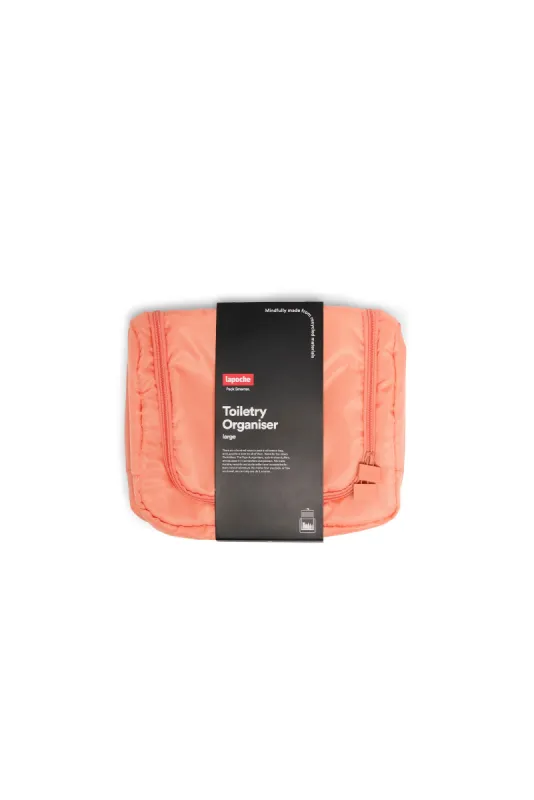 Rae Apricot Large Toiletry Organiser sold by Blue Bungalow