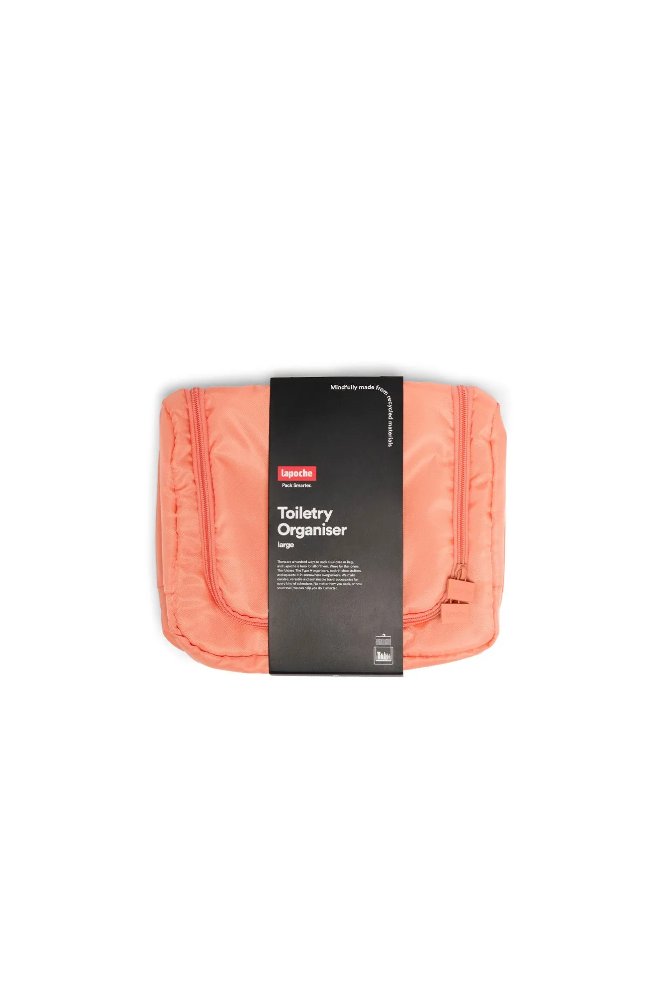 Rae Apricot Large Toiletry Organiser sold by Blue Bungalow