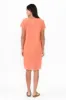 Sabina Peach Crinkle Cotton Dress sold by Blue Bungalow