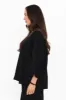 Johanna Black Linen Blend Top sold by Blue Bungalow