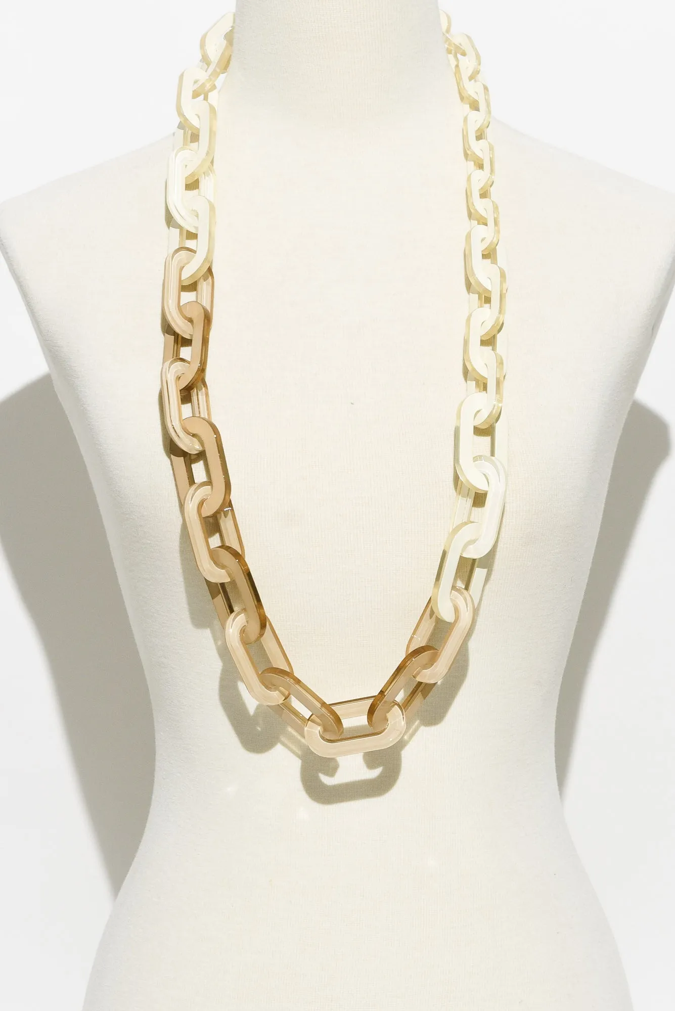 Hanoi Beige Linked Necklace sold by Blue Bungalow product image thumbnail 2