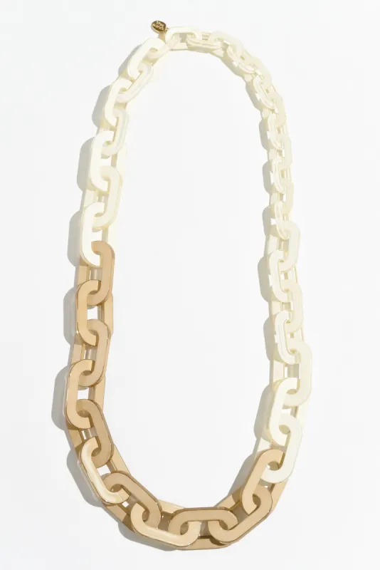 Hanoi Beige Linked Necklace sold by Blue Bungalow
