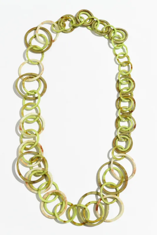 Cosette Green Linked Necklace sold by Blue Bungalow