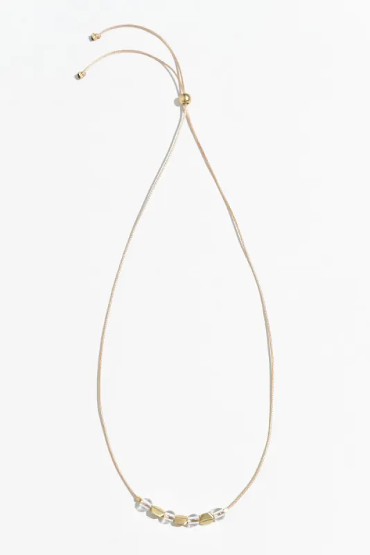 Sunita Gold Beaded Necklace sold by Blue Bungalow