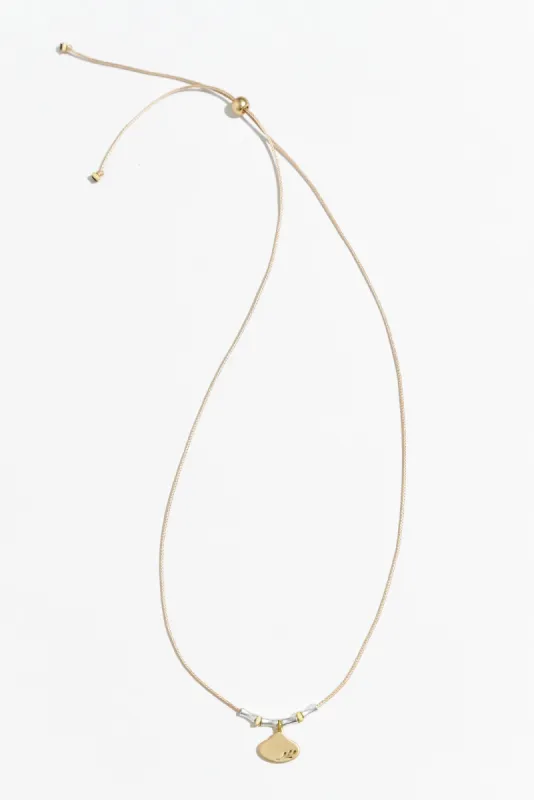 Raelyn Gold Leaf Pendant Necklace sold by Blue Bungalow